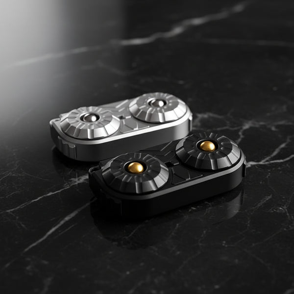 EDC Magnetic Push Slider Owl - Stainless Steel