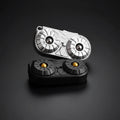 EDC Magnetic Push Slider Owl - Stainless Steel