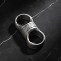 EDC Key Ring Pegve Rotary Capsule Camouflage - Titanium