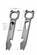 EDC Crowbar Multitool Self Defense - Titanium Alloy