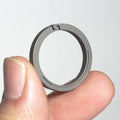 EDC Key Ring Flat Quick Release Anodized - Titanium