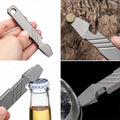 EDC Crowbar Multitool Hexagon Wrench Mini - Titanium Alloy