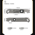 EDC Crowbar Multitool TC4 - Titanium Alloy