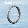 Titanium Flat 32mm