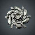 EDC Open Armor Spinning Top - Zinc Alloy
