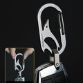 EDC Carabiner Baby Penguin Quick Release Opener - Solid Titanium