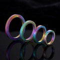 EDC Key Ring Flat Quick Release Anodized - Titanium
